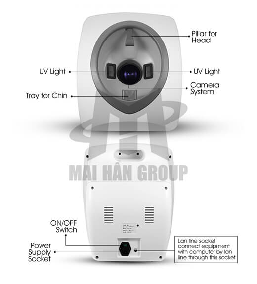 Máy phân tích da chuyên sâu LD-6021C Máy phân tích da chuyên sâu LD-6021C